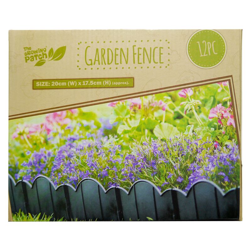 Growing Patch Growing Patch 12 Piece Plastic Garden Fence