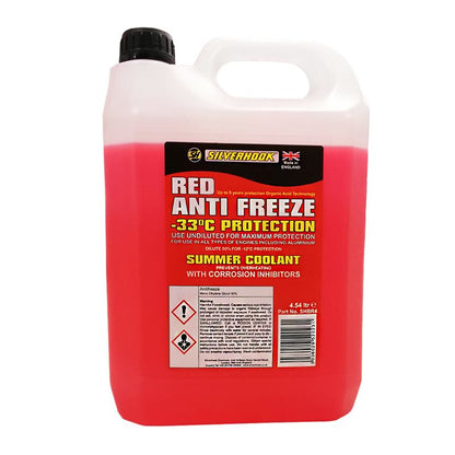 Silverhook Silverhook Anti Freeze Summer Coolant Red - 4.54L