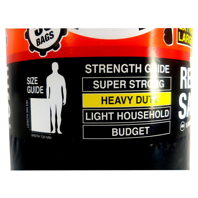 Hero 50 Hero Heavy Duty Refuse Sacks (100 Litre)