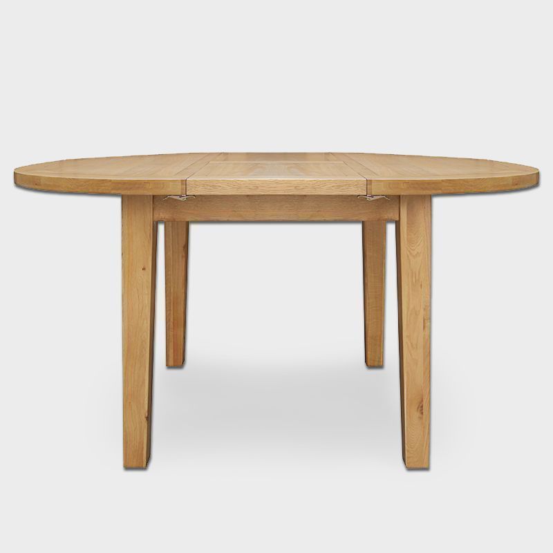 Norfolk Furniture Cotswold Oak Extending Oval Dining Table Natural 110cm