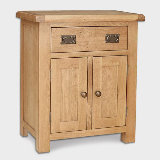 Norfolk Furniture Cotswold Oak Sideboard Natural 2 Doors 1 Drawer