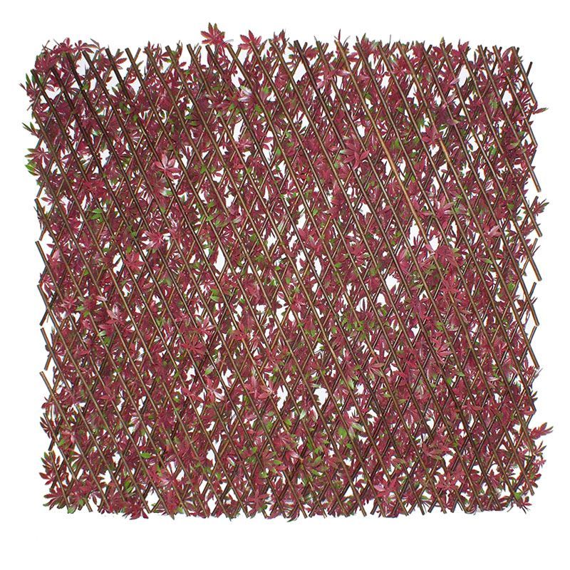 Croft Artificial Acer Leaf Extendable Trellis Panel 1m x 2m