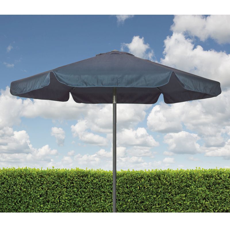 Croft Hexagonal Garden Parasol by Croft - 2.2M Blue