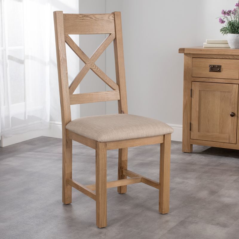 Norfolk Furniture Cotswold Oak Dining Chair Natural