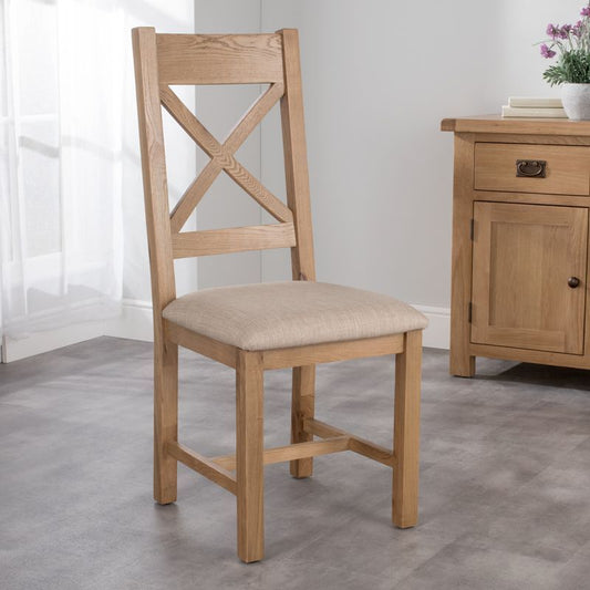 Norfolk Furniture Cotswold Oak Dining Chair Natural