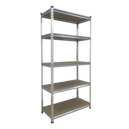 Task DIY Steel Shelving Unit 4 Tier 164cm - Silver Boltless by Task DIY