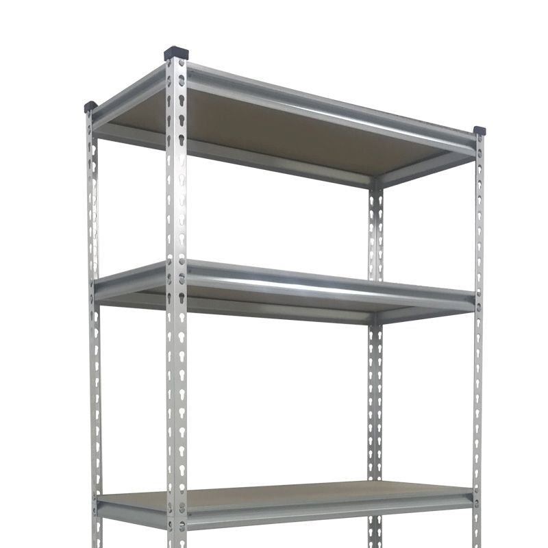 Task DIY Steel Shelving Unit 4 Tier 164cm - Silver Boltless by Task DIY