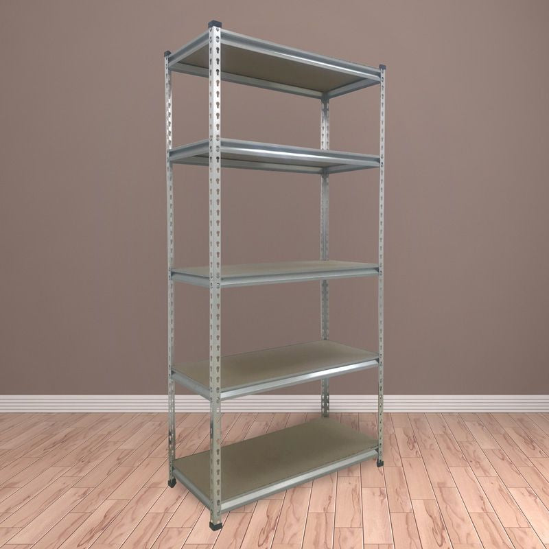 Task DIY Steel Shelving Unit 4 Tier 180cm - Silver Boltless by Task DIY