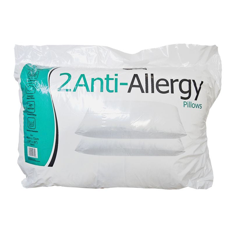 Easy Comfort Easy Comfort Anti Allergy Pillow Pair