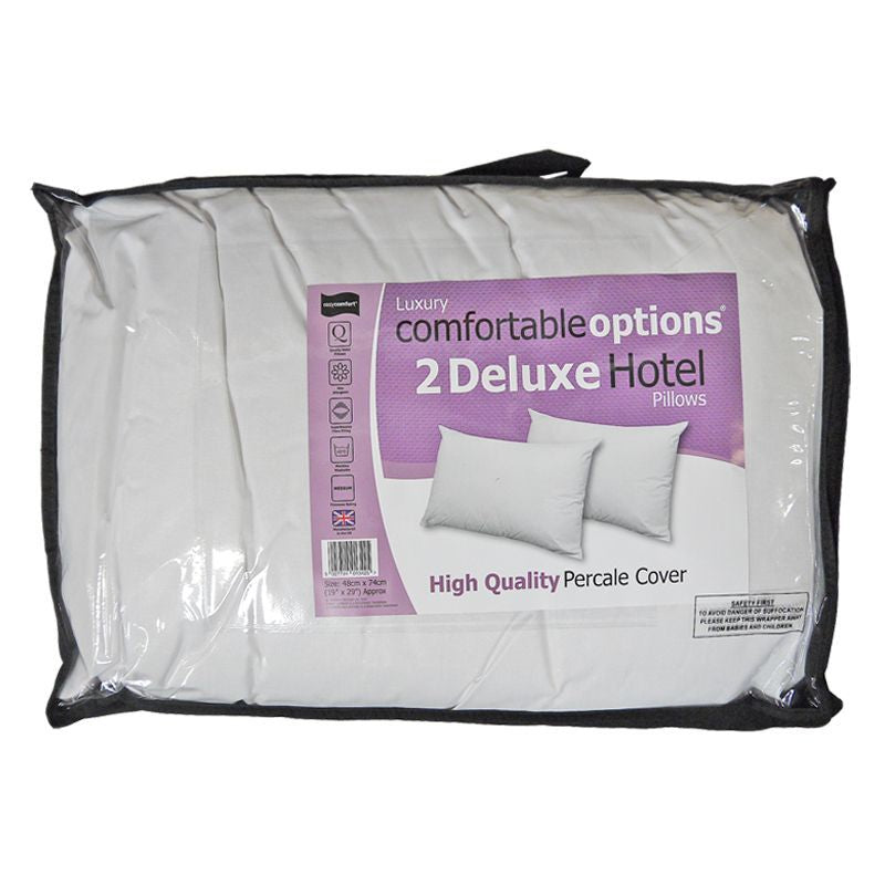 Comfortable Options Comfortable Options Hotel Filled Pillow Pair