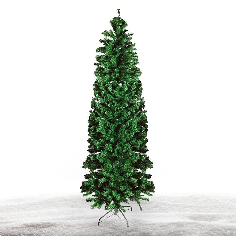 7 Foot Slim Pencil Christmas Tree Artificial - 760 Tips