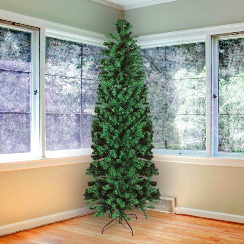 7 Foot Slim Pencil Christmas Tree Artificial - 760 Tips