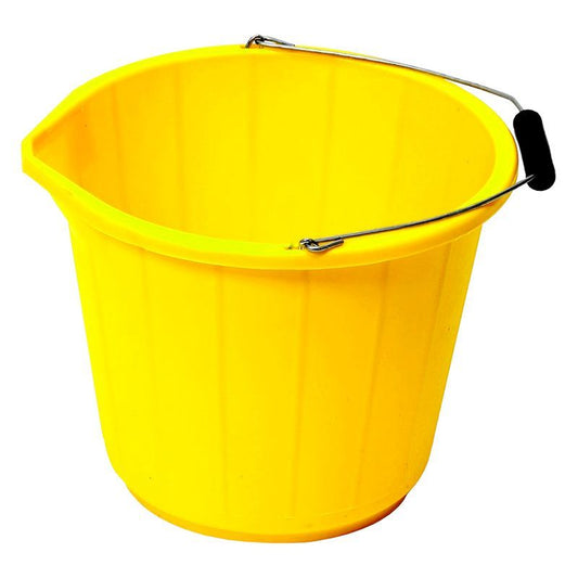 Task DIY Heavy Duty Yellow Builders Bucket