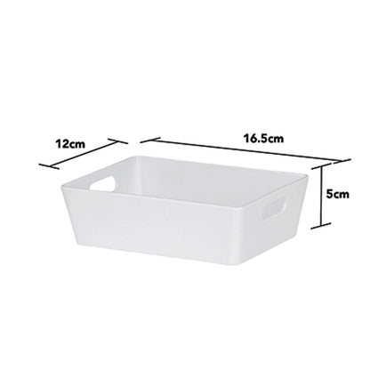 Wham Plastic Basket 770ml - White Studio by Wham