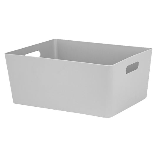 Wham Plastic Basket 11.5 Litres - Grey Studio by Wham