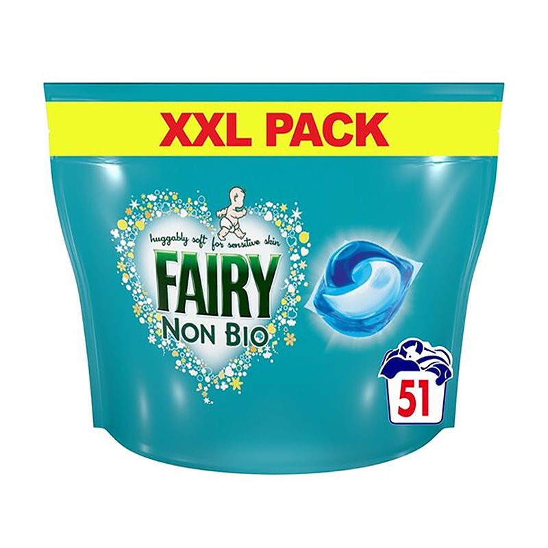 Fairy Fairy Washing Capsules Non Bio 51 Washes