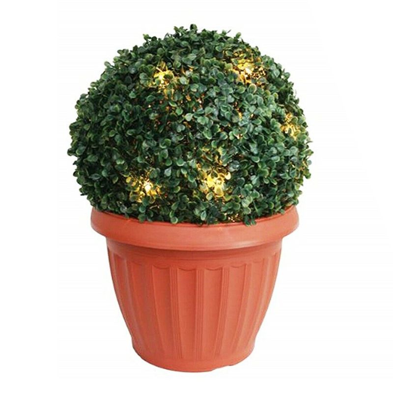 Bright Garden Solar Garden Light Topiary 30 Warm White LED - 35cm by Bright Garden