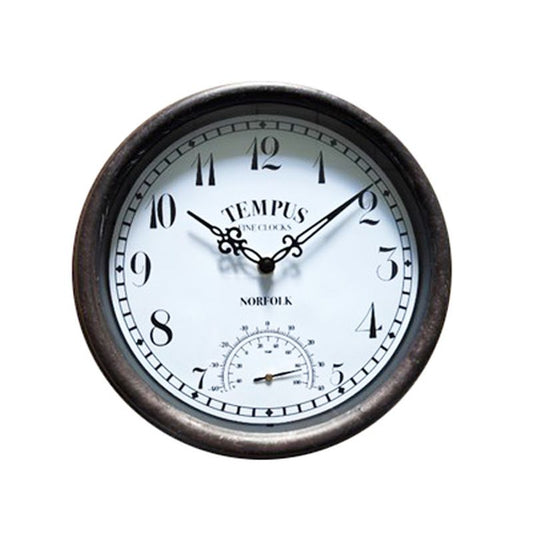 Tempus Tempus 12 Inch Decorative Garden Clock