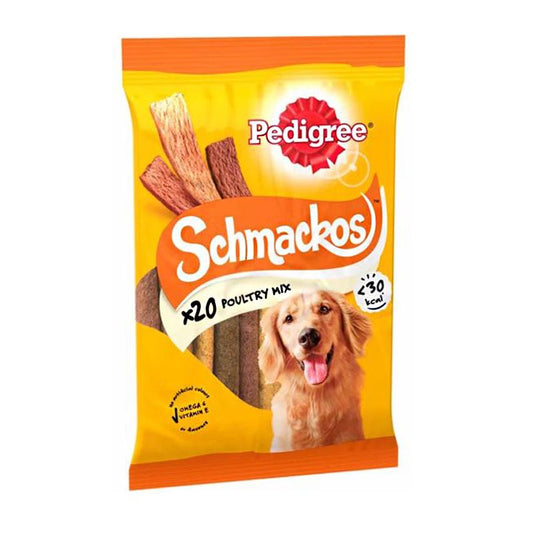 Pedigree Schmackos Poultry Mix Strips 20 Pack