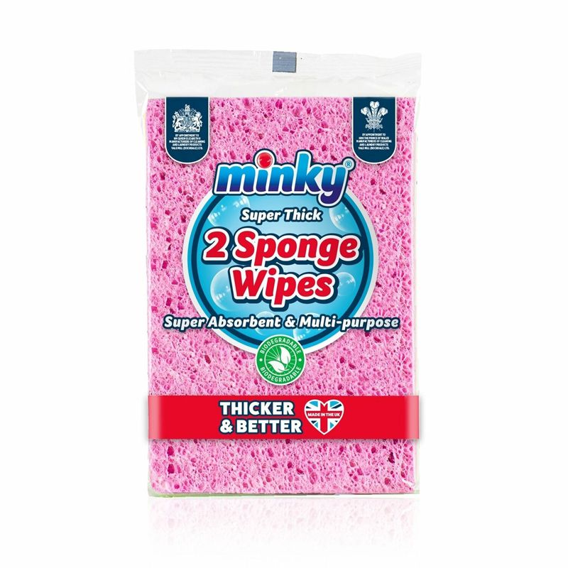 Minky Minky Sponge Wipes 2 Pack