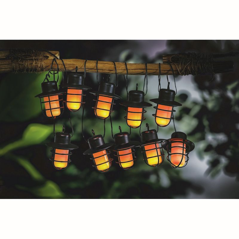 Bright Garden Lantern Solar Garden String Lights Decoration 10 Orange LED - 3.8m by Bright Garden