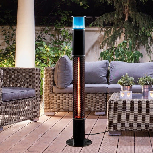 Daewoo Patio Heater 3-In-1 Light Up Tower