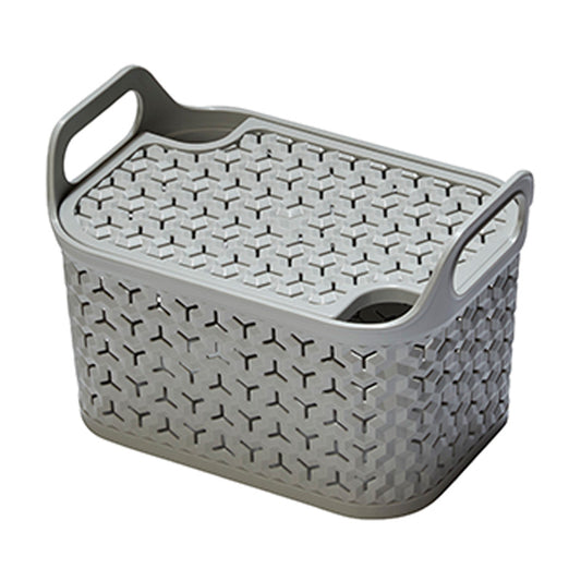 Strata Plastic Storage Box 5 Litres - Grey Urban by Strata