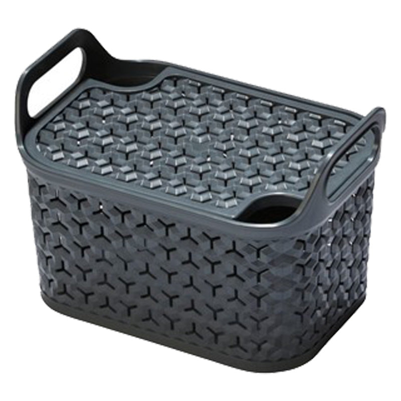 Strata Plastic Storage Box 5 Litres - Dark Grey Urban by Strata