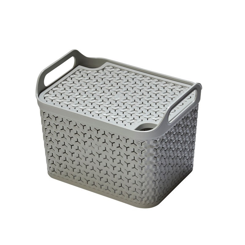 Strata Plastic Storage Box 32.6 Litres - Grey Urban by Strata