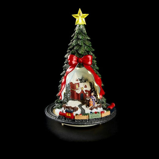 Christmas Tree with Church Choir Decoration - 7 LEDs