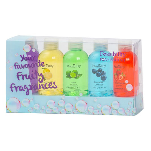 Possibility Possibility Fruity Foam Bath Set 70ml x5