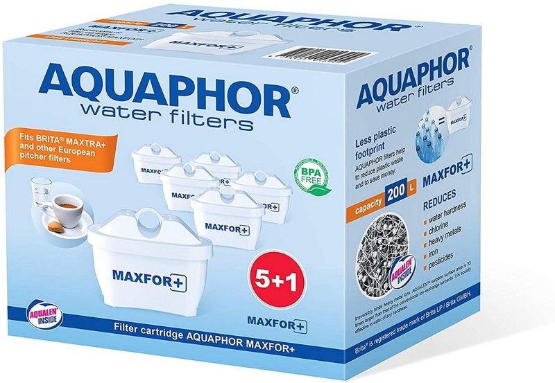 Aquaphor Aquaphor Maxfor Water Filter Cartridges 6 Pack