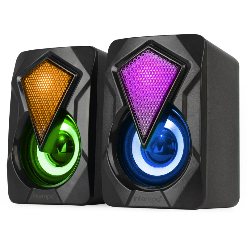 Intempo LED Gaming Speaker Set USB 6W