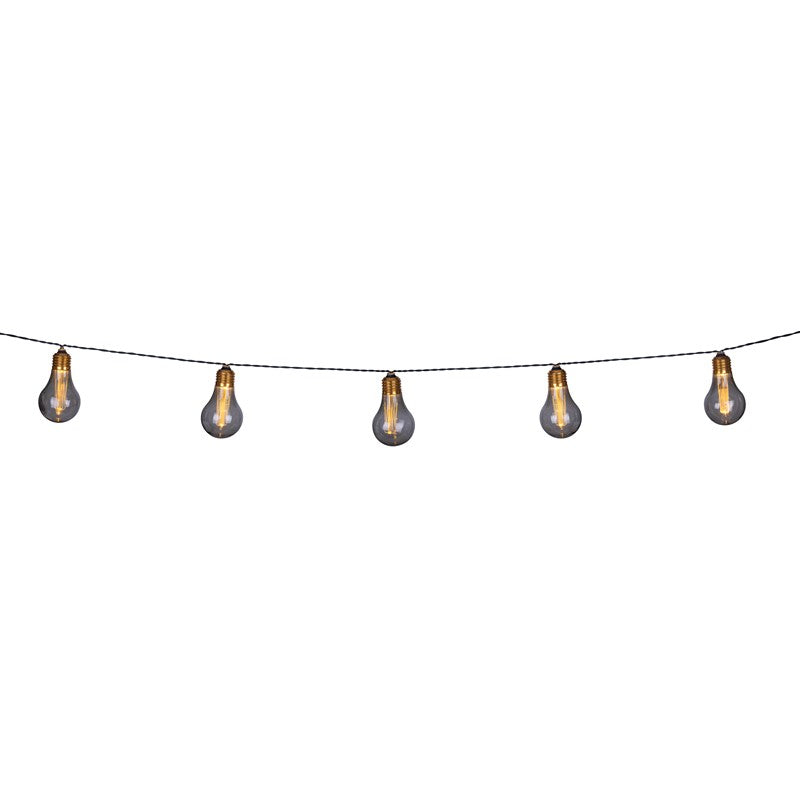 Bright Garden Solar Garden String Lights Decoration 10 Warm White LED - 2m by Bright Garden