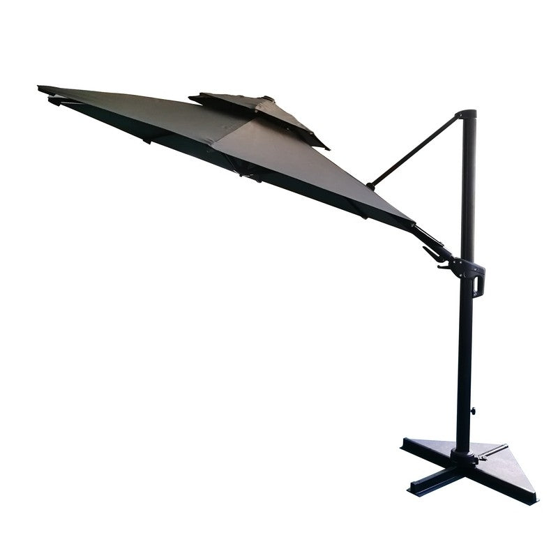 Croft Overhang Garden Parasol by Croft - 3M Charcoal