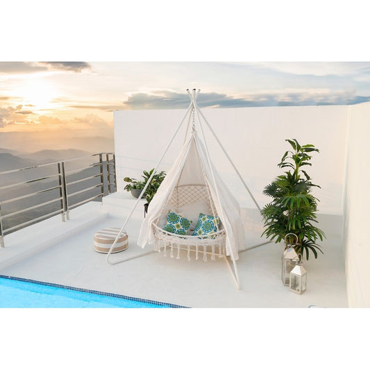 Croft Swinging Hammock by Croft with Cream Cushions