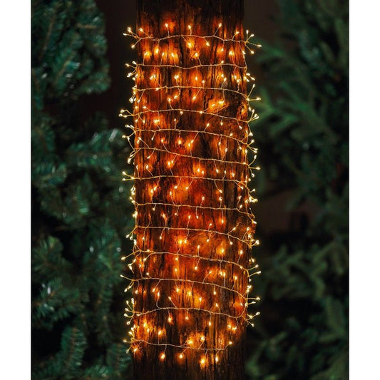 Bright Garden Solar Garden String Lights Decoration 400 Warm White LED - 10.8m by Bright Garden