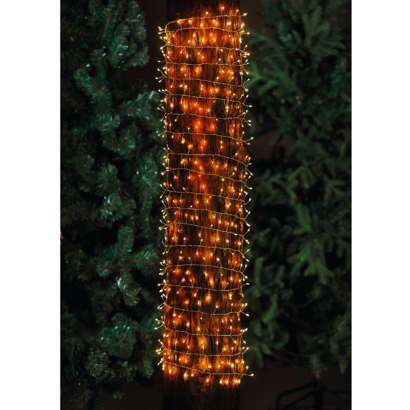 Bright Garden Solar Garden String Lights Decoration 600 Warm White LED - 14.7m by Bright Garden