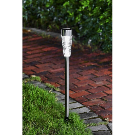 Bright Garden Solar Garden Stake Light White LED - 79cm by Bright Garden