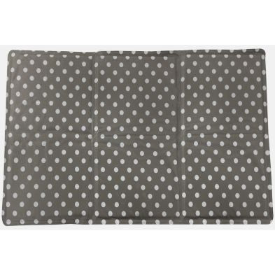 Cooling Gel Pet Mat - Grey White Dots - Large 110x70cm