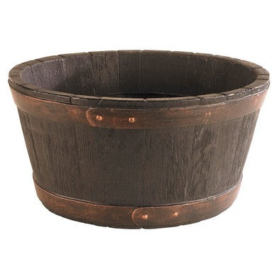 Strata Strata Oakwood Barrel Planter