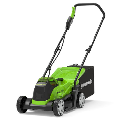 Greenworks Cordless Electric Lawnmower By Greenworks 24V - 33cm Cutting Width