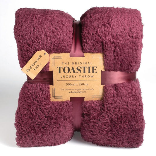 Original Toastie Original Toastie Luxury Throw Plum 200x250cm