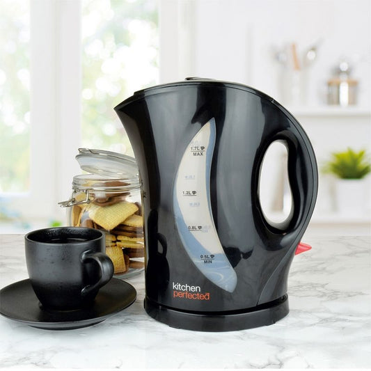 Kitchen Perfected Cordless Kettle By KitchenPerfected - Black 1.7 Litre