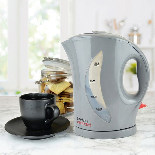 Kitchen Perfected Cordless Kettle By KitchenPerfected - Grey 1.7 Litre