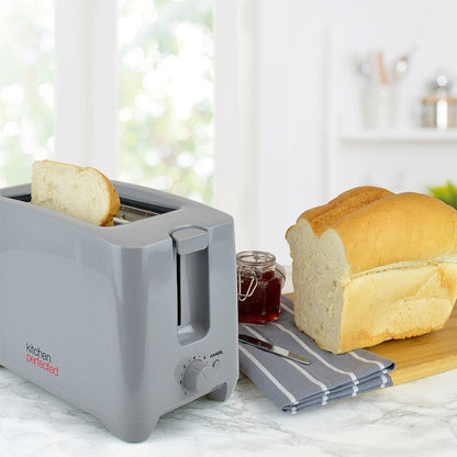 Kitchen Perfected Extra Wide Slot Toaster By KitchenPerfected - Grey