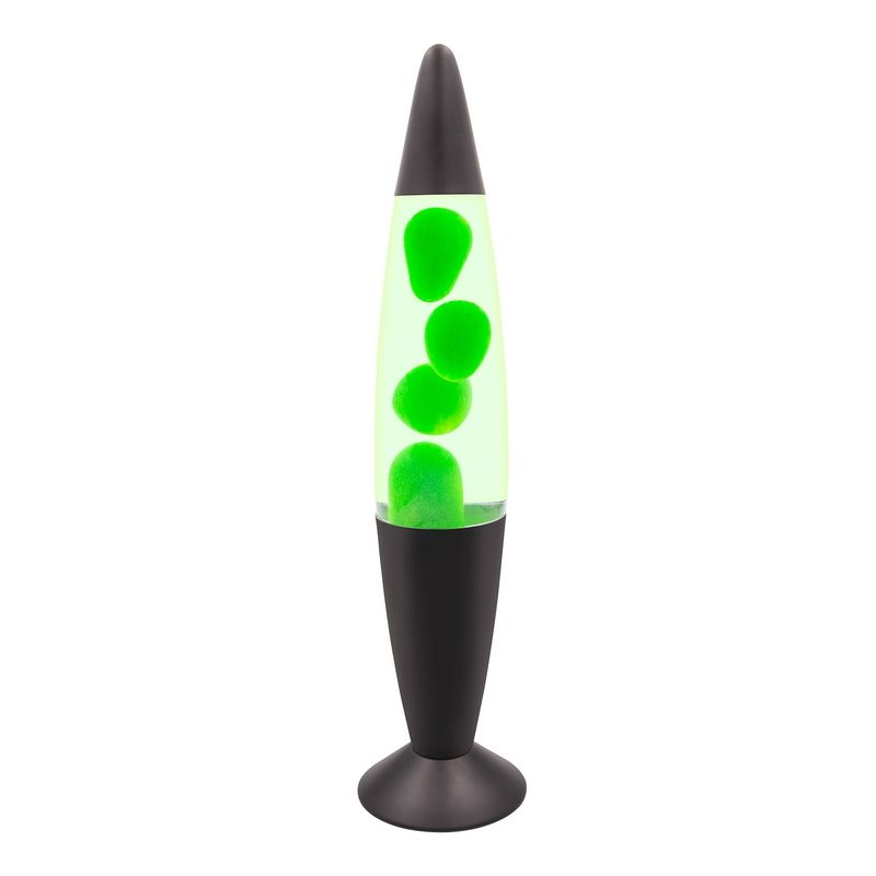 Global Gizmos Lava Lamp Black And Green 16in