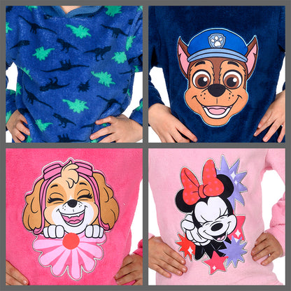 Disney Kids Fleece Twosie Minnie Mouse Pink and Blue - Age 3-4