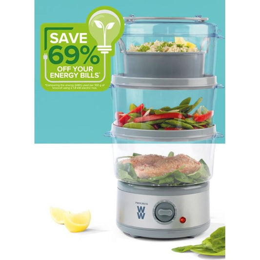 Progress 3 Tier Food Steamer By Progress WW - 7.5L