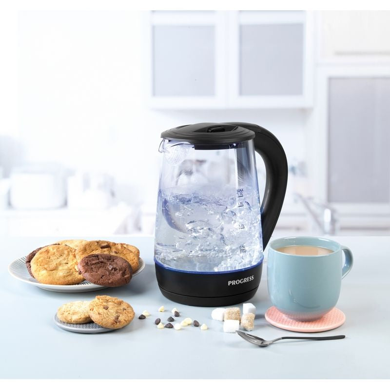 Progress Illuminating Glass Kettle By Progress 1.7L - 2200W